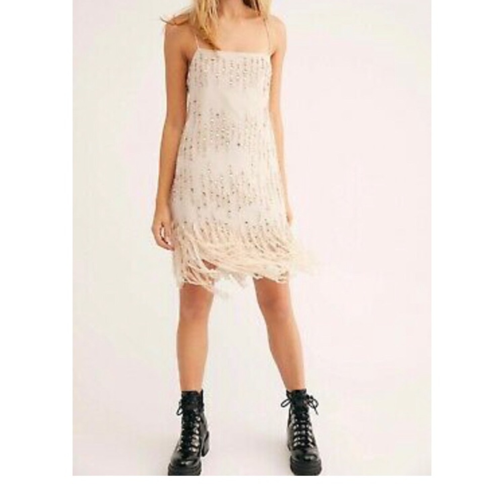 Free People Crystal Clear Mini Dress